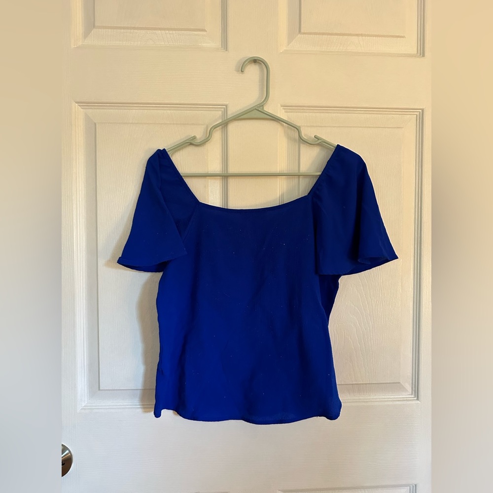 Monteau Royal Blue Blouse